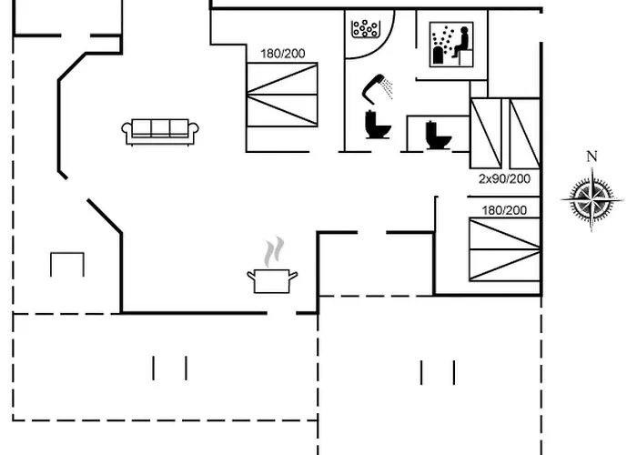 Brunetta - 350m From The Sea By Interhome Σπίτι διακοπών Hadsund